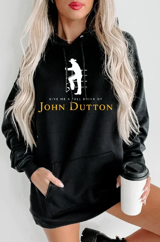 Markdowns "Tall Drink Of John" Graphic Multiple Shirt Options (Black) - Print On Demand